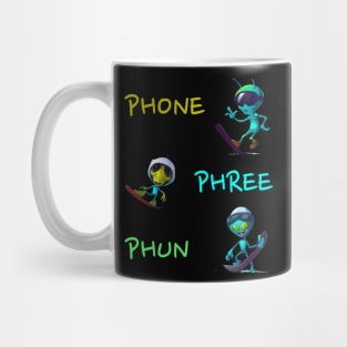 Phone Phree Phun TShirt Mug